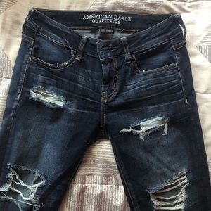 American Eagle ripped jeans